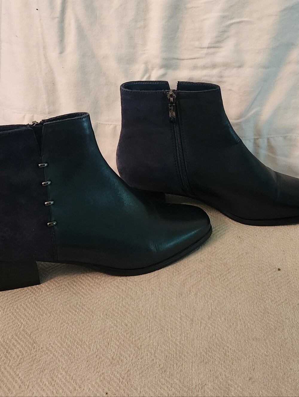 NIB Regarde Le Ciel Thea-01 Leather Suede Ankle Boots Size 39